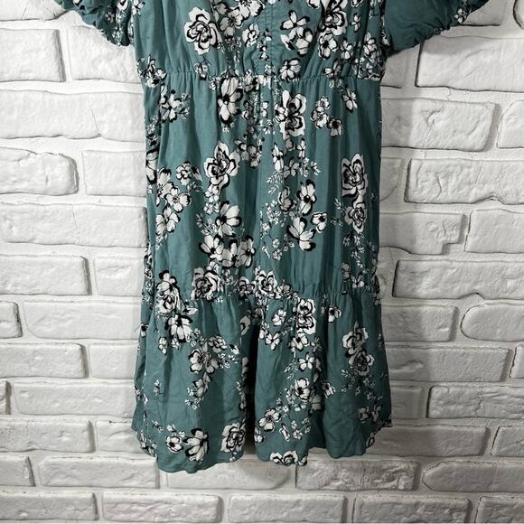 Abound Floral Puff Sleeve Dress Size Small - Picture 8 of 9